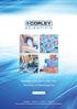 COPLEY SCIENTIFIC. Quality Solutions for the 2017 E D I TI ON FOR LAUNDRY, DISHWASHER AND TEXTILE MANUFACTURING APPLICATIONS