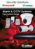 Security Solutions. Alarm & CCTV Systems. Core System Range