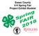 Essex County 4-H Spring Fair Project Exhibit Booklet