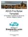 ASVA Fire Bylaw Template A Fire Bylaw Template for Use by the Summer Villages of Alberta