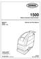 Battery Automatic Carpet Extractor. Operator and Parts Manual. Model No.: Pac Rev. 00 (11-99)