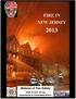 FIRE IN NEW JERSEY. Division of Fire Safety. State of New Jersey Department of Community Affairs