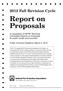 2012 Fall Revision Cycle. Report on Proposals. A compilation of NFPA Technical Committee Reports on Proposals for public review and comment