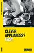 APPLIANCES CATALOGUE / 2016 WATCH VIDEOS INSIDE WITH. New Easy Features inside 2016 CLEVER APPLIANCES? EASY.
