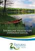 Maintaining Your Naturalized Shoreline. Shoreline Vegetation. stewardship manual