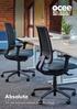 Absolute. The new task chair collection from Ocee Design
