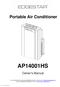 Portable Air Conditioner AP14001HS. Owner s Manual