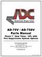 AD-75V / AD-758V Parts Manual