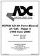 SUPER AD-30 Parts Manual 24 VAC Phase thru 2000