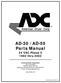 AD-30 / AD-50 Parts Manual