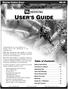 USER S GUIDE. Table of Contents. Maytag Clothes Dryer