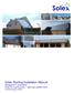Solex Roofing Installation Manual 1