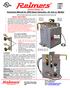 CSD-1 CRN Electra Steam, Inc. Instruction Manual for JR06 Steam Generator, JG- and JJ- Models