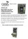 VERSAFILLER Model PWEBF (retro fit) and P*EBF Family of Drinking Fountains/VersaFiller. combo Installation Instructions