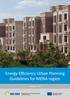 Energy Efficiency Urban Planning Guidelines for MENA region