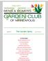 IN THIS ISSUE. April 2017 The Garden Spray Vol. 75, No. 4