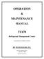 OPERATION & MAINTENANCE MANUAL TC670