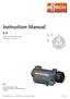 Instruction Manual. Rotary Vane Vacuum Pumps RA 0063 F, RA 0100 F. Busch Produktions GmbH Schauinslandstraße 1, Maulburg Germany