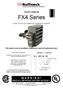 Owner s Manual. FX4 Series. Electric Forced Air Heaters for Hazardous Locations