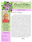 LaurelLetters. Nurture the Beauty of our Gardens. Edna. In This Issue. Edna McClellan, District Director