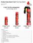 F-Exx Fat fire extinguisher For fire ratings : A F