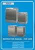 INDUSTRIAL GLASS AND DISHWASHER USERS MANUAL - -