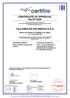 CERTIFICATE OF APPROVAL No CF 5530 TALLERES DE ESCORIAZA S.A.U.