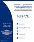 HomeWarranty One Call One Company We ve Got You Covered 449- $ 75 A.B. MAY. Electrical. Heating & Cooling. Appliances. Plumbing. And More!