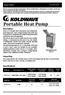 Portable Heat Pump. Unpacking. Specifications. Owner s Manual. Owner s Manual 6HK16BEA2AAH0. Figure 1