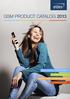 GSM PRODUCT CATALOG 2013