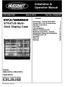 Installation & Operation Manual. STRATUS Multi- Deck Display Case. Stratus Multi Deck Installation and Operations. Manual
