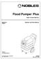 Flood Pumper Plus. Water Transfer Machine. Operator and Parts Manual. Model No.: Rev. 00 (11-99)