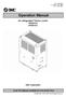 Operation Manual Air-refrigerated Thermo cooler HRG010-A HRG015-A SMC Corporation Save This Manual Carefully for Use at Any Time