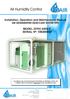 Installation, Operation and Maintenance Manual AIR DEHUMIDIFIER DESICCANT ROTOR TYPE MODEL DFRC-0400-E SERIAL Nº: /07