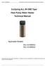 Heat Pump Water Heater Technical Manual