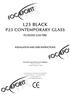 L23 BLACK P23 CONTEMPORARY GLASS
