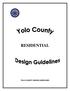 YOLO COUNTY DESIGN GUIDELINES