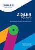 ZIGLER POLAND AEROSOL & FILLING TECHNOLOGY 2018 EDITION MACHINES CATALOGUE