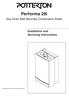 Performa 28i. Gas Fired Wall Mounted Combination Boiler. Installation and Servicing Instructions. Please leave these instructions with the user