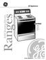 GE Appliances. Ranges. Self-Cleaning Electric. Owner s Manual JBP24 JBP26 JBP30 JBP35. Part No. 164D3333P124-1 Pub. No.