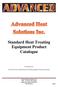 Standard Heat Treating Equipment Product Catalogue