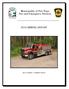 Municipality of Port Hope Fire and Emergency Services 2010 ANNUAL REPORT 2010 TANKER / PUMPER TRUCK