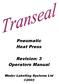 Pneumatic Heat Press. Revision: 3 Operators Manual