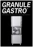 GRANULE GASTRO EXTRA POWERFUL FOR KITCHENS USING A LARGE NUMBER OF GN TRAYS.