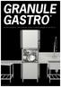 GRANULE GASTRO EXTRA POWERFUL FOR KITCHENS USING A LARGE NUMBER OF GN TRAYS. * tabling not supplied by GRANULDISK