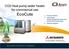 EcoCute. EcoCute 1. Product Outline. CO2 Heat pump water heater for commercial use
