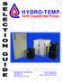 HYDRO-TEMP. Earth Coupled Heat Pumps HYDRO-TEMP CORPORATION P.O. BOX HWY 67 S POCAHONTAS, AR 72455