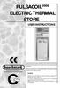 PULSACOIL 2000 ELECTRIC THERMAL STORE USER INSTRUCTIONS