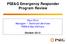 PSE&G Emergency Responder Program Review