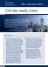 Climate ready cities. Policy Information Brief 2. Key Points